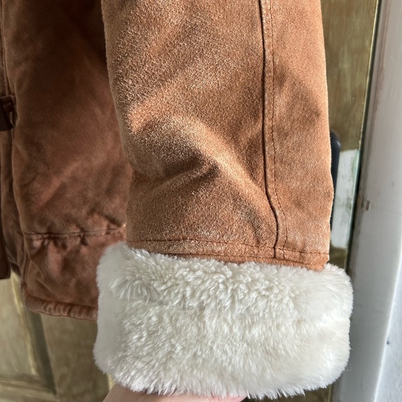 Leather oversized jacket - Picture 2 of 7